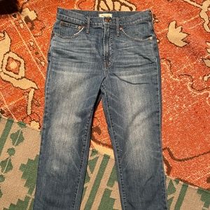 Madewell perfect vintage crop jean